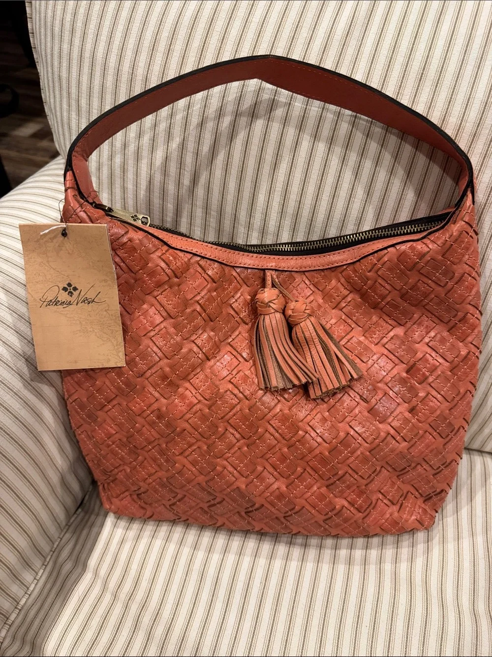 Patricia Nash Maissana Hobo shoulder bag purse with dustbag NWT